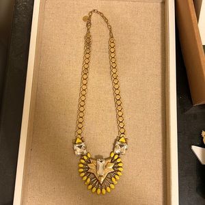 Stella and Dot yellow and gold necklace